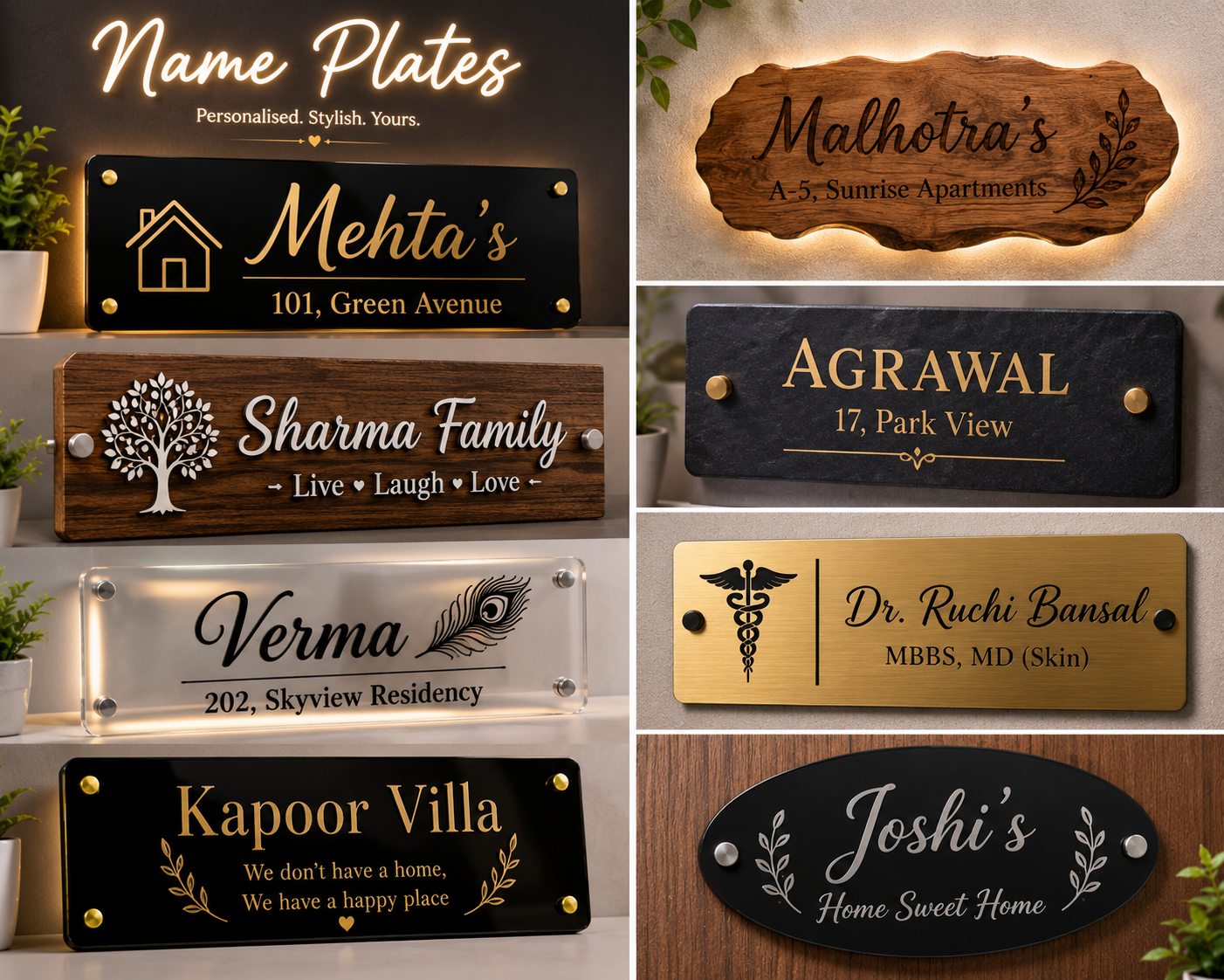 Name Plates
