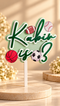 All-Star Sports Acrylic Cake Topper
