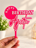 Acrylic Cake Toppe