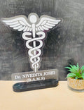 Acrylic Doctor Table Name Plate