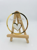 Clear Acrylic Couple Table Plaque